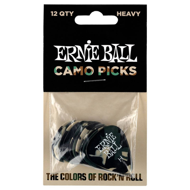 Ernie Ball 9223EB Camouflage cueille Heavy - Sac de 12