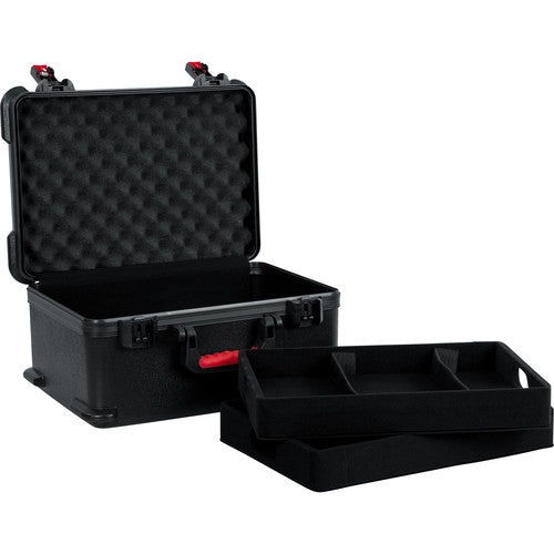 Gator GTSA-MICW7 ATA-Molded Polyethylene Case w/ Foam Drops for up to 7 Wireless Microphones