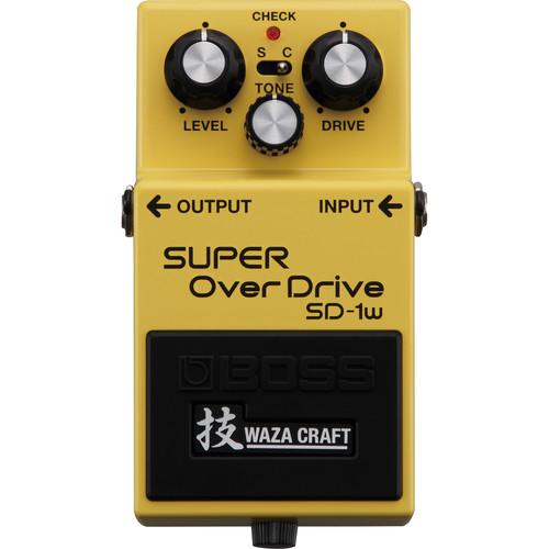 Boss SD-1W Super Overdrive Waza Craft Guitar Pedal - Red One Music