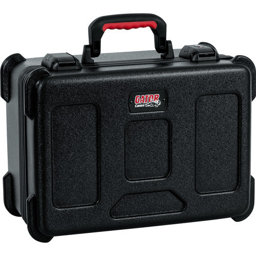 Gator GTSA-MIC15 ATA-Molded Polyethylene Case w/ Foam Drops for up to 15 Wired Microphones