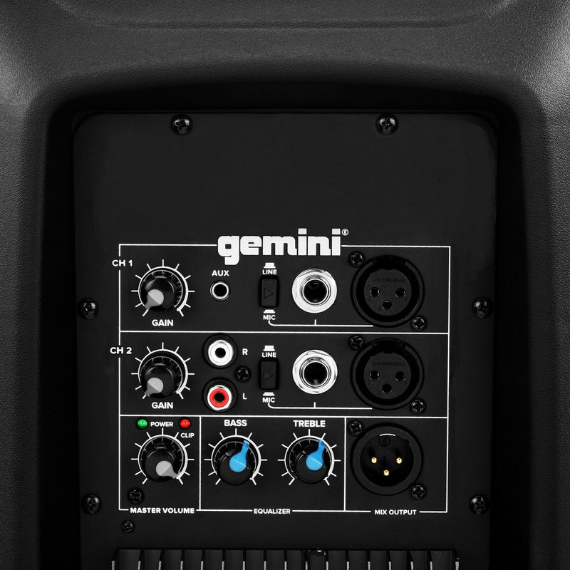 Gemini AS-2112P Haut-parleur actif 1 500 watts - 12"