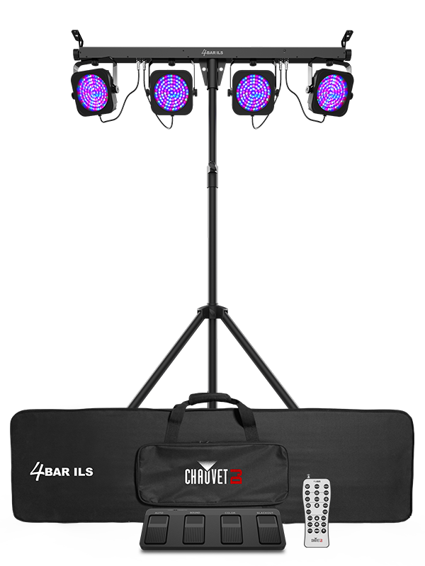 Chauvet DJ 4BAR-ILS LED Wash Light System With Wireless Footswitch