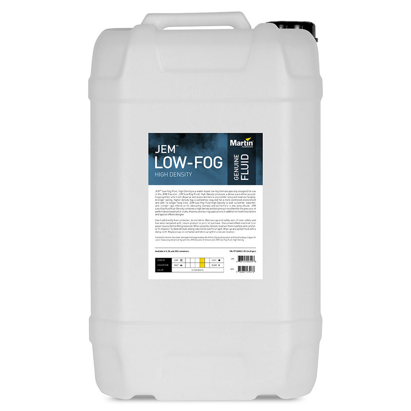 Jem Pro LOW FOG Fluide Premium Haute Densité - 25L