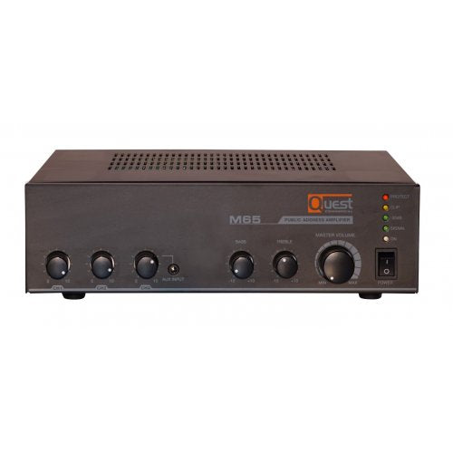 Quest M65 Small Footprint 65W Mixer Amplifier