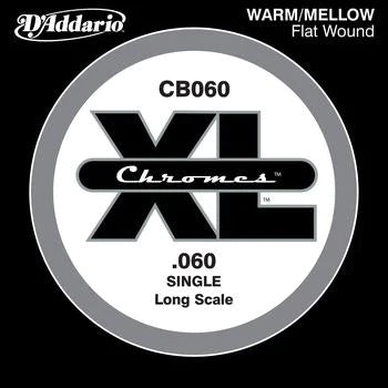D'ADDARIO CB060 CHROMES BASS Guitare Single String Long Scale .060
