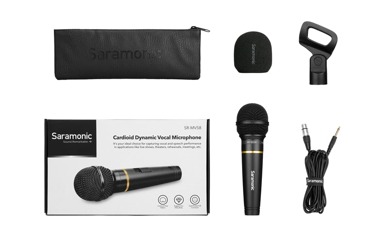 Saramonic XLRMIC Microphone vocal dynamique cardioïde