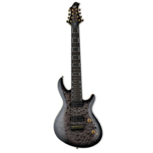 ESP LTD JR-608 JAVIER REYES Signature Guitare électrique 8 cordes (Bleu délavé Sunburst)