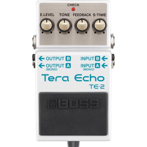 Boss Te-2 Tera Echo Pedal - Red One Music