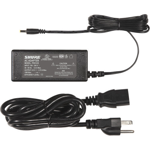 Shure PS51US 15 VDC AC Adapter for Select Chargers