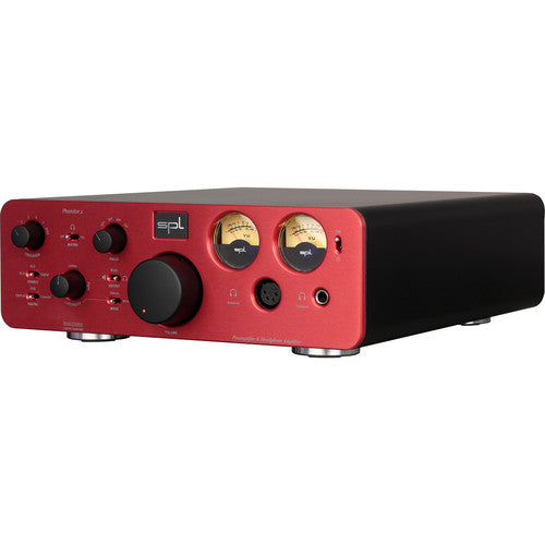 SPL PHONITOR X Headphone Amplifier & Preamplifier w/ DA Converter & VOLTAiR Technology - Red