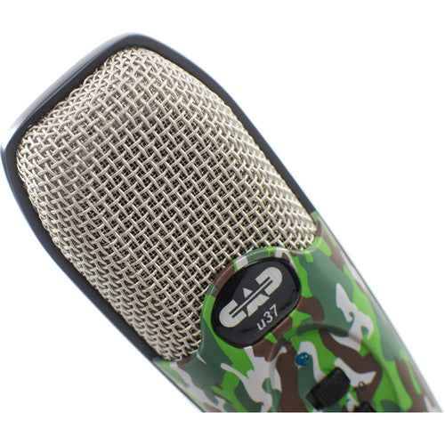 Microphone d'enregistrement de studio USB CAD U37 (Camouflage)