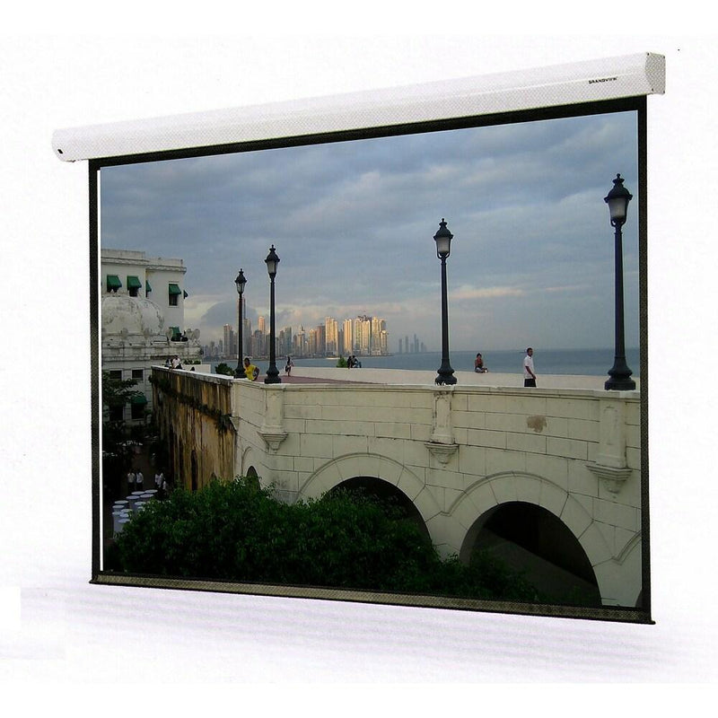 Grandview GV-CMA120 16:9 Manual Pulldown "Cyber" Projection Screen - 120" (White Casing)