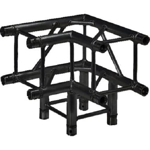 Global Truss F34-Sq-4126 Black 3-Way 90Deg Corner Truss - Red One Music