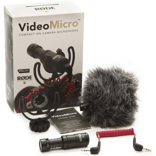 Rode Videomicro Compact On-Camera Microphone - Red One Music
