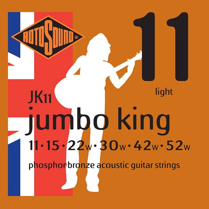 Rotosound JK11 Phosphor Bronze 11-52 Light Acoustic Strings