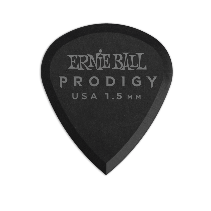 Ernie Ball 9200EB 1.5mm Black Mini Prodigy Picks 6-Pack