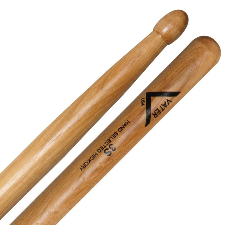 Vater VH3SW American Hickory 3S Wood Tip Drumsticks