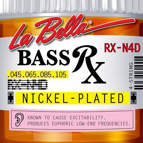 La Bella Rx-N4D 45-105 Bass Strings - Red One Music