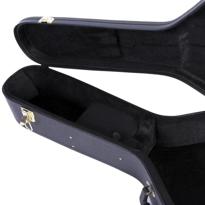 On-Stage GCA5500B Étui rigide moulé pour guitare acoustique à corps peu profond