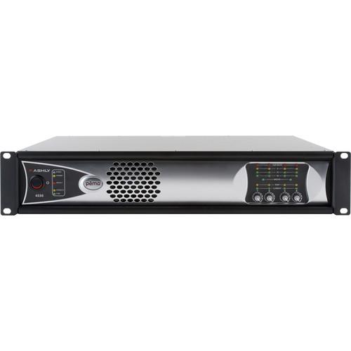 Ashly Pema 4250.70D 4-Channel 1000W Pema Network Power Amplifier With Opdante Card Amp Protea Dsp Software Suite 70V - Red One Music