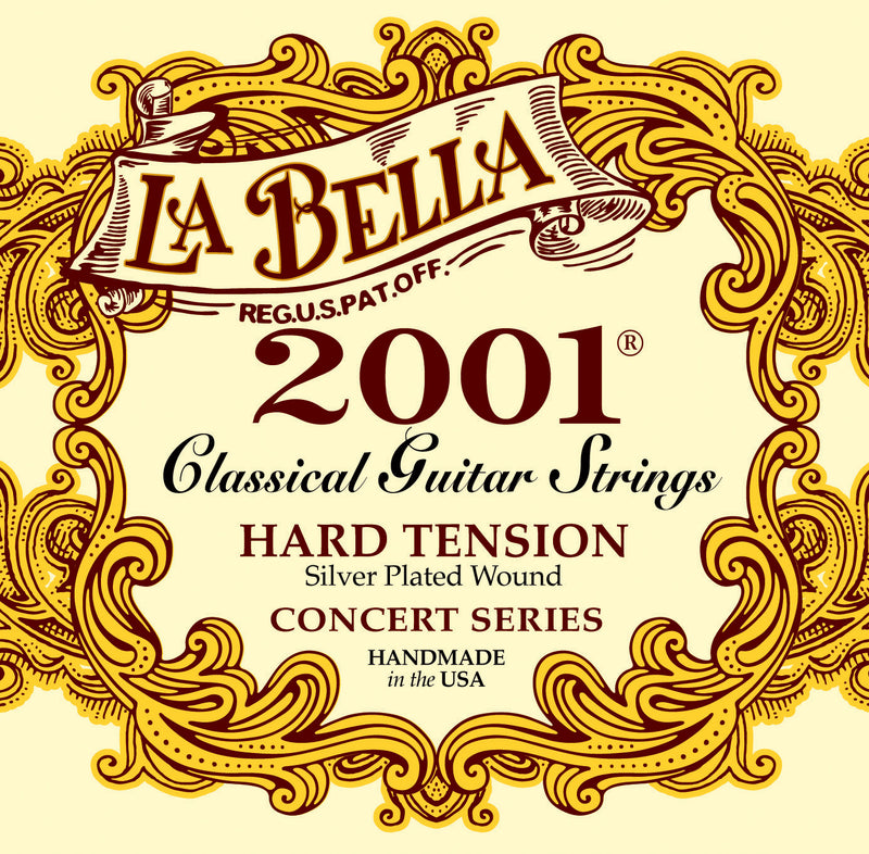 La Bella 2001 Hard Tension Strings - Red One Music