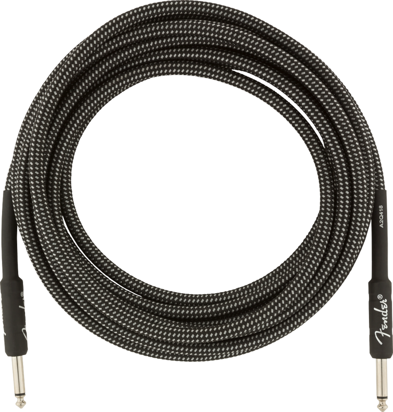 Fender PROFESSIONAL Instrument Cable (Gray Tweed) - 15'