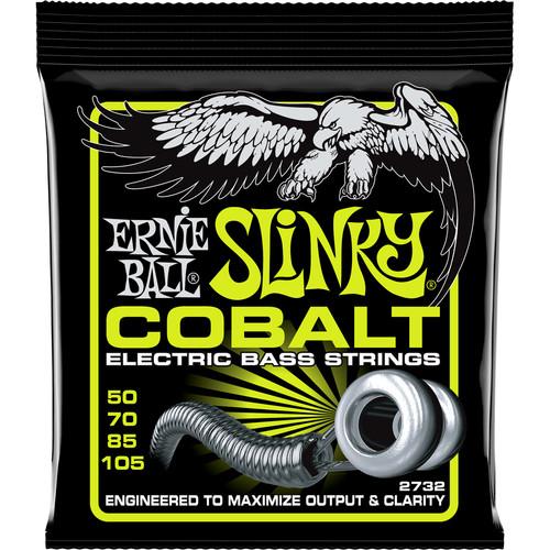 Ernie Ball Cobalt Bass Reg Slinky 2732Eb Cobalt Regular Slinky Electric Bass Strings 4-String Set 050 - 105 - Red One Music