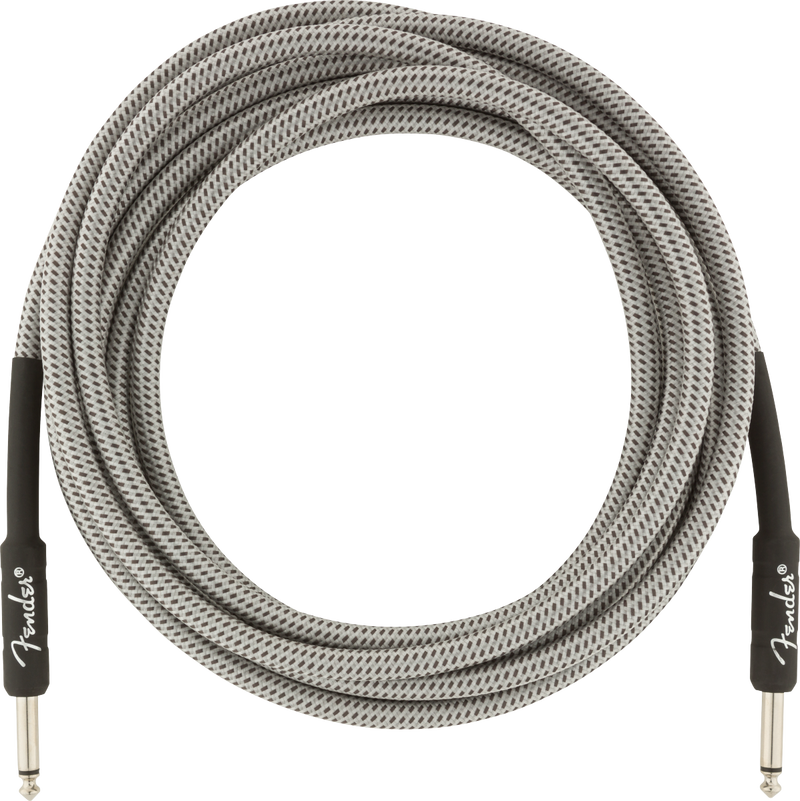 Fender PROFESSIONAL Instrument Cable (White Tweed) - 15'