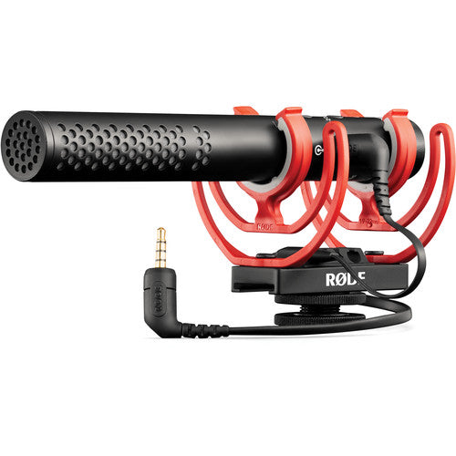 Rode VideoMic NTG Hybrid Analog/USB Camera-Mount Shotgun Microphone - Red One Music