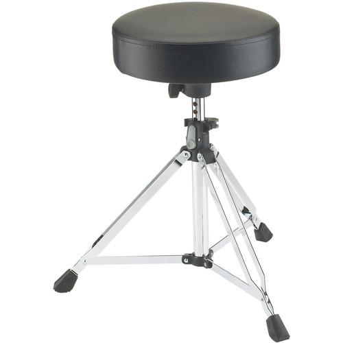 K&M 14020 Chrome Picco Drummers Throne Chrome - Red One Music