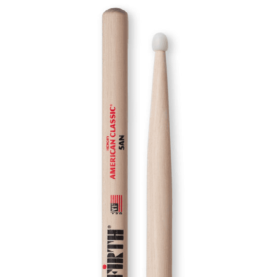 Vic Firth American Classic Nylon Tip 5An A Nylon Tip Brings Extra Brightness And Durability - Red One Music
