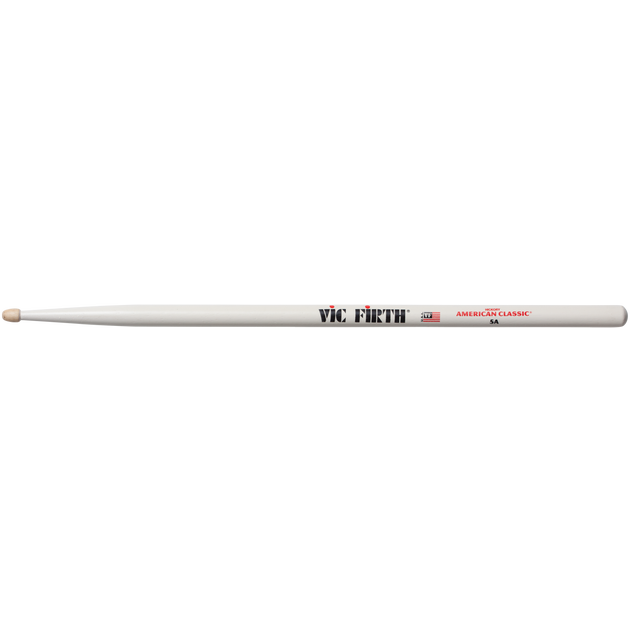 Vic Firth 5AW Baguettes American Classic® 5A avec finition blanche