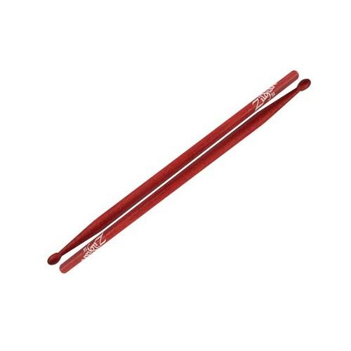 Zildjian 5Awr 5A Wood Red Drumsticks - Red One Music