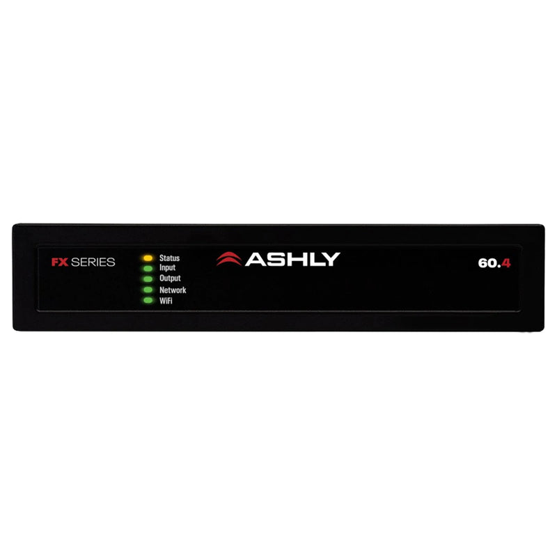Amplificateur DSP Ashly 1/2U 4 x 60 W à 4/8 Ohms, 2 x 120 W à 70/100 V