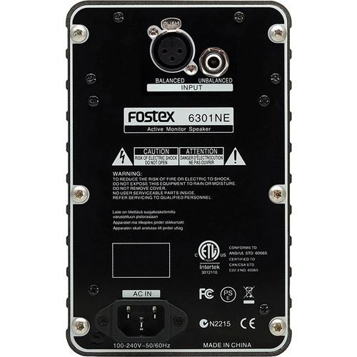 Fostex 6301NE 4 Active Monitor Speaker 20W D-Class Single - Red One Music