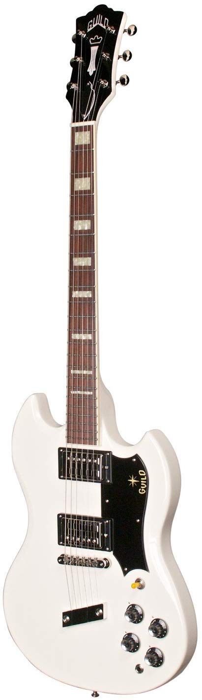 Guild S-100 Polara Electric Guitar (White) - Red One Music