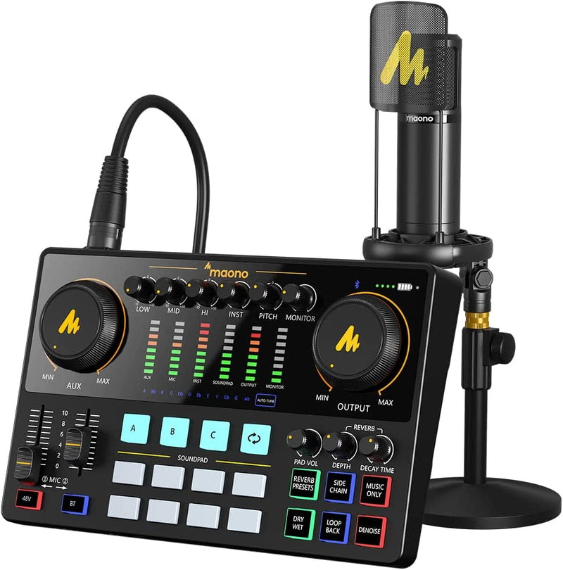 MAONO AME2A Studio de production de podcast AME2A avec microphone PM320