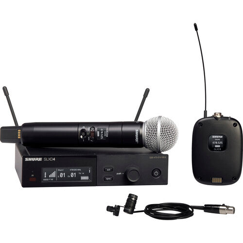 Shure SLXD124/85 Système de microphone combiné numérique sans fil (G58 : 470 à 514 MHz)