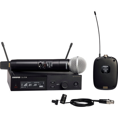 Shure SLXD124/85 Système de microphone combiné numérique sans fil (J52 : 558 à 602 et 614 à 616 MHz)