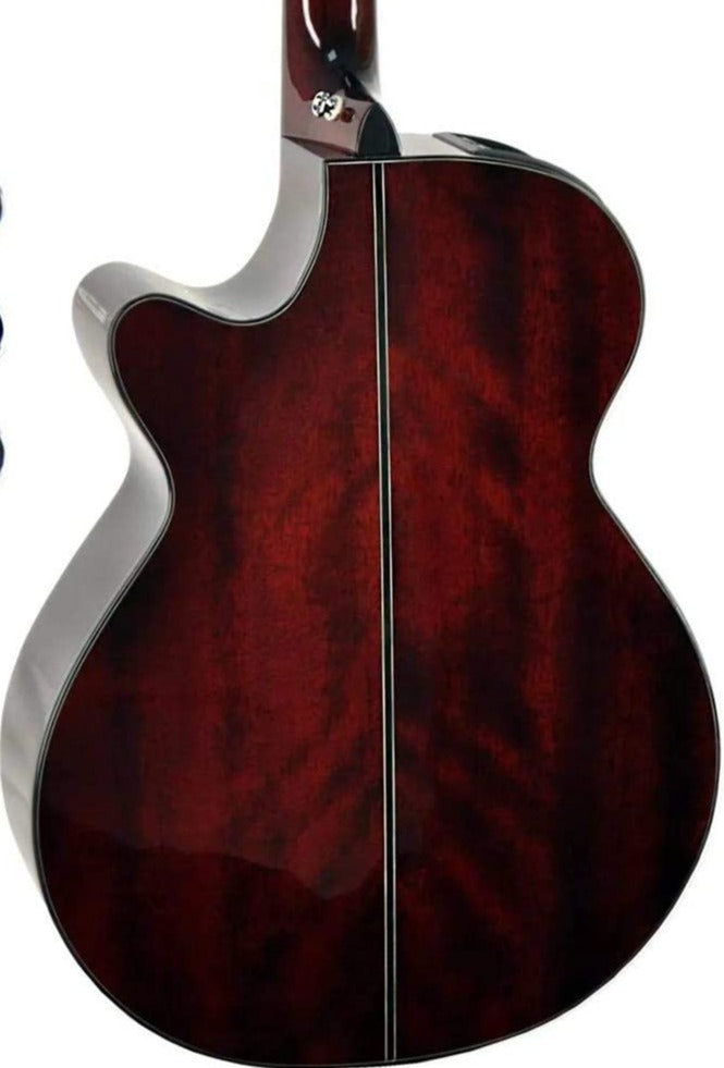 Takamine GF15CE-BSB - FXC Cutaway Acoustic Electric Guitar - Brown Sunburst