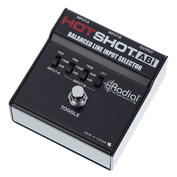 Radial Hotshot Abi Line Input Selector - Red One Music
