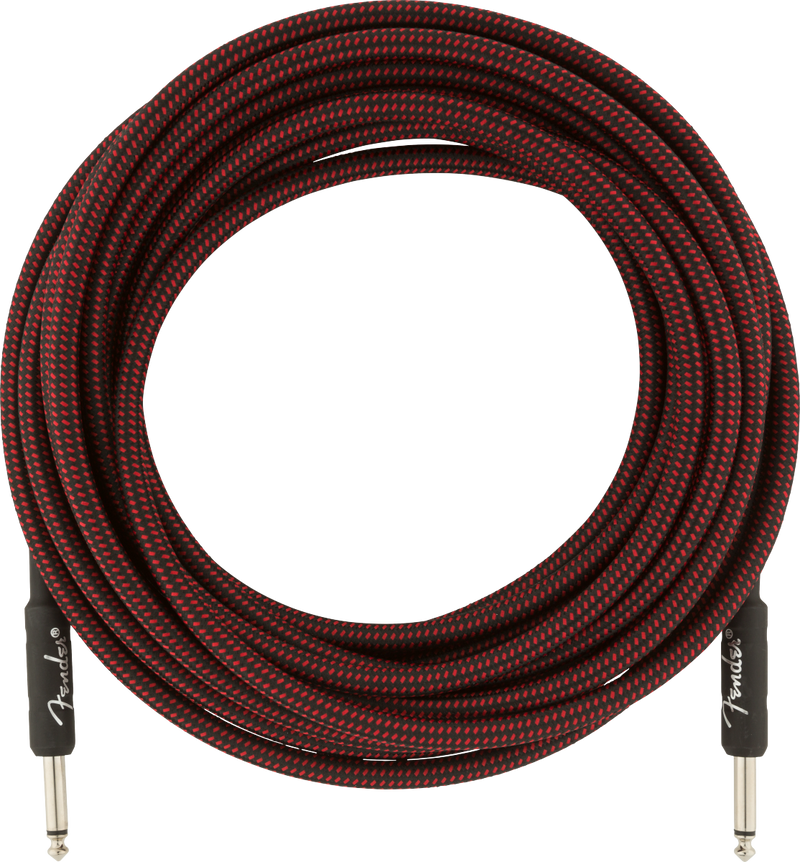 Fender PROFESSIONAL Instrument Cable (Red Tweed) - 25'