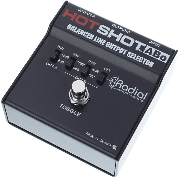 Radial Hotshot Abo Line Output Selector - Red One Music