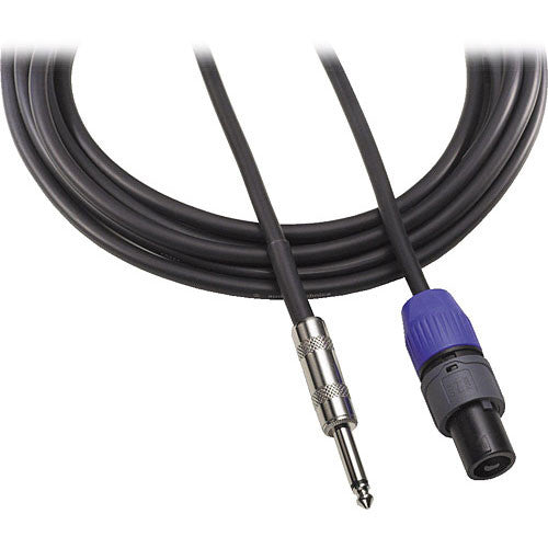 Câble haut-parleur Audio-Technica série AT700 Speakon vers mâle 1/4" (calibre 14) - 50'