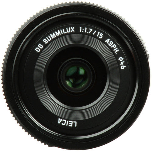Panasonic Leica DG Summilux 15mm f/1.7 ASPH. Lentille
