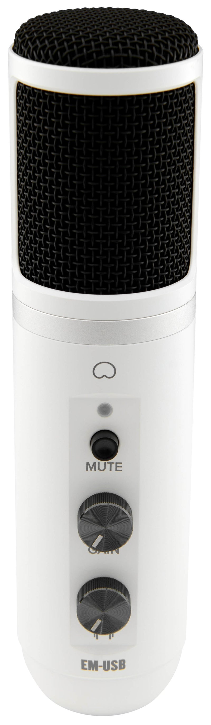 Microphone à condensateur Mackie EM-USB - Édition limitée Blanc arctique