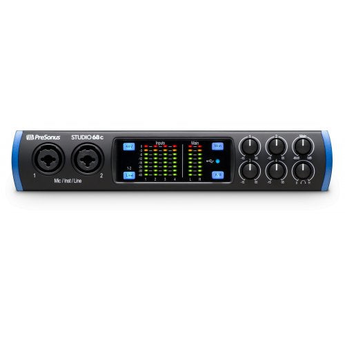 PreSonus STUDIO 68C 6X6 USB-C Audio Interface - Red One Music