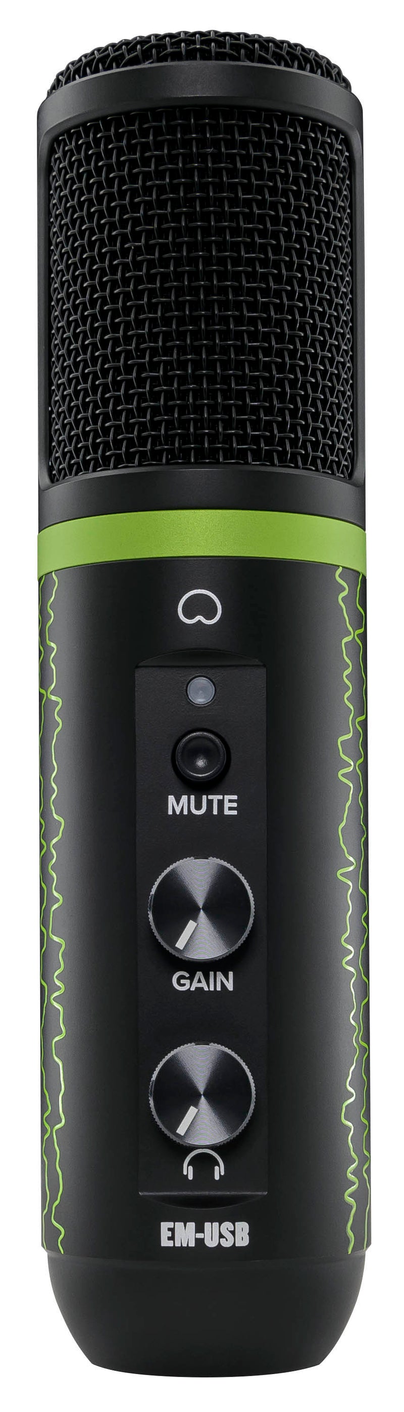 Microphone à condensateur Mackie EM-USB - Édition limitée Green Lightning