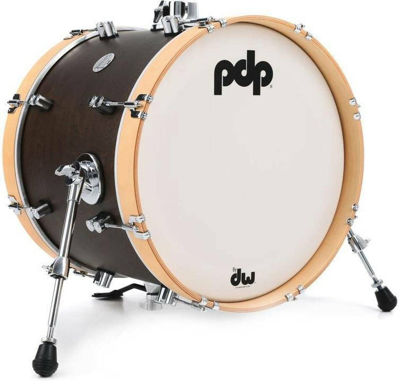 PDP PDCC1418KKWN Concept Maple Classic Bass Drum (Walnut Stain) - 14" x 18"