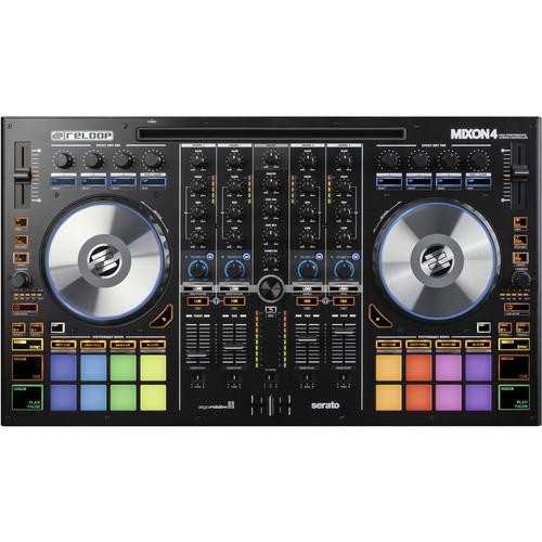 Reloop MIXON-4 Dj Controller For Serato Dj And Algoriddim Djay Software - Red One Music